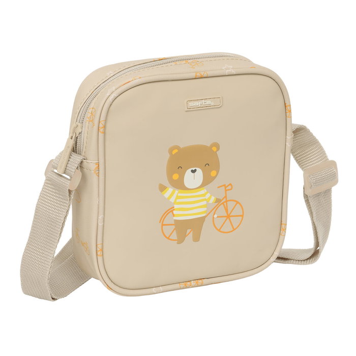 Sac à Bandoulière Safta Ours Beige 16 x 18 x 4 cm Sac à Bandoulière Safta Ours Beige 16 x 18 x 4 cm