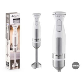 ARGON Batidora Acero Blanca 1000W