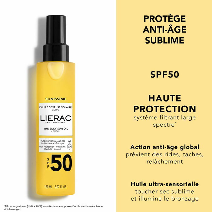 Lierac Sunissime Huile Solaire Soyeuse SPF 50 Lierac Sunissime Huile Solaire Soyeuse SPF 50