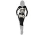 Déguisement Femme Adulte, Robe Moulante avec Squelette Brillant, Noir - Taille XS-S, Halloween, Fêtes Nocturnes