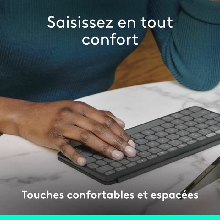 Logitech Keys-to-Go 2 AZERTY Graphite