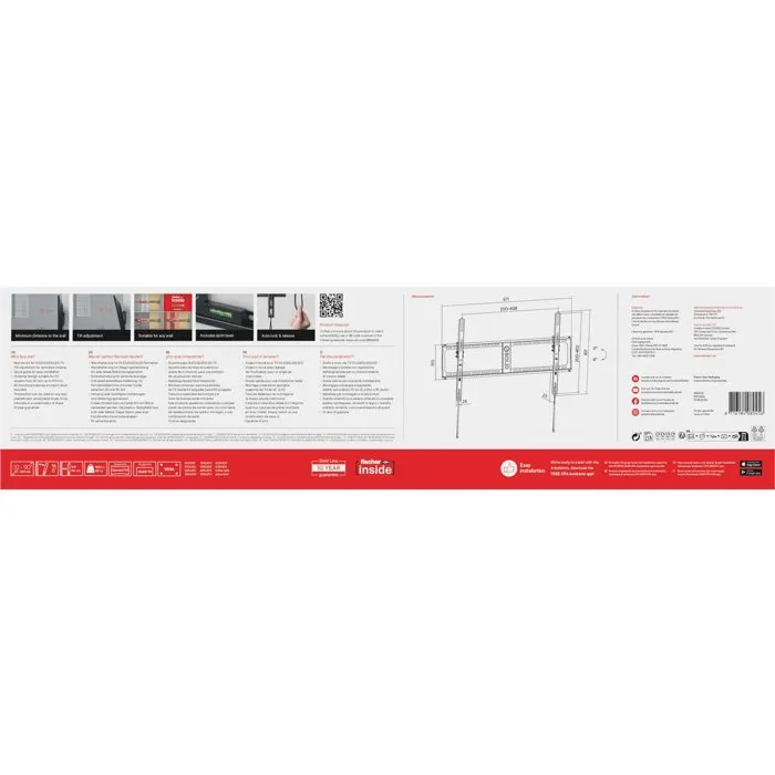 One For All Support mural SOLID WM4625 pour TV 32 à 90 pouces