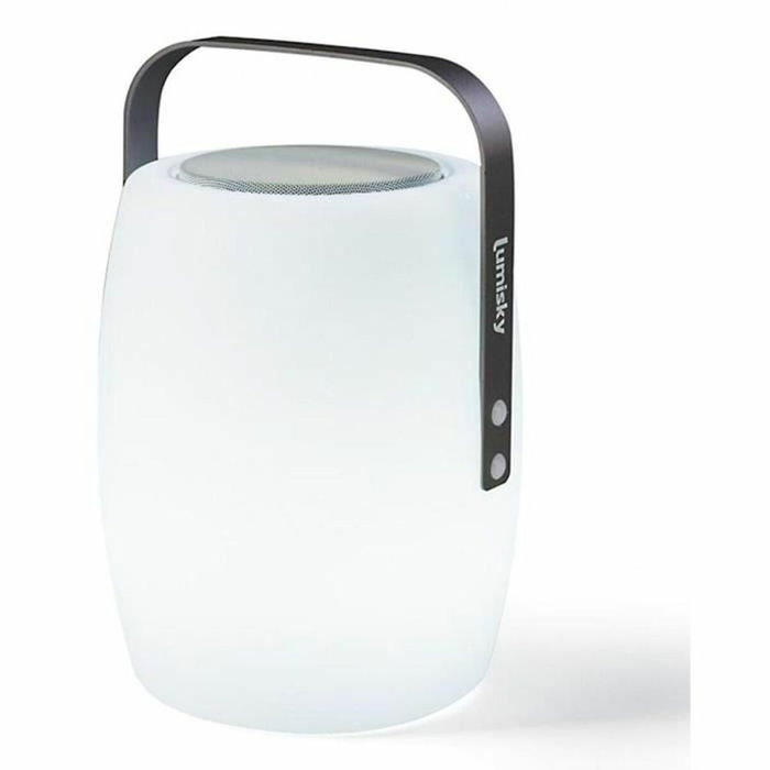 Lumisky Lucy Play - Lampe enceinte Bluetooth sans fil LED blanc et multicolore Lumisky Lucy Play - Lampe enceinte Bluetooth sans fil LED blanc et multicolore