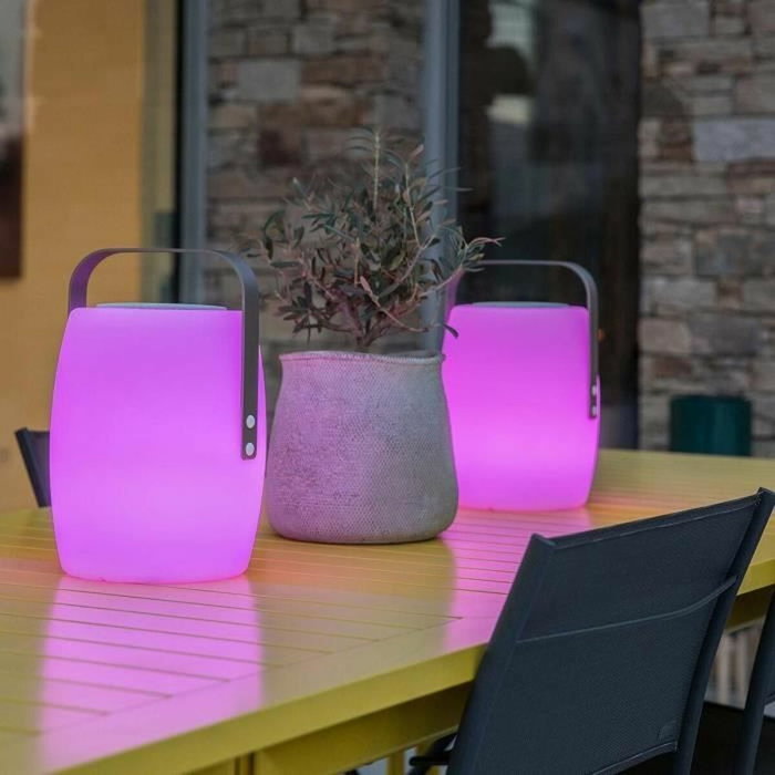 Lumisky Lucy Play - Lampe enceinte Bluetooth sans fil LED blanc et multicolore Lumisky Lucy Play - Lampe enceinte Bluetooth sans fil LED blanc et multicolore
