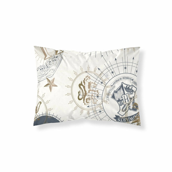 Taie d'oreiller Harry Potter Beige Multicouleur 175 Fils 80x80cm