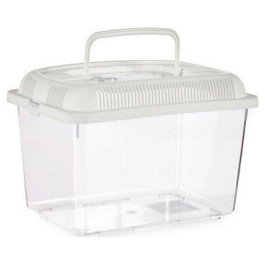 MASCOW Pecera Moyenne 24x17cm Blanche avec Anse