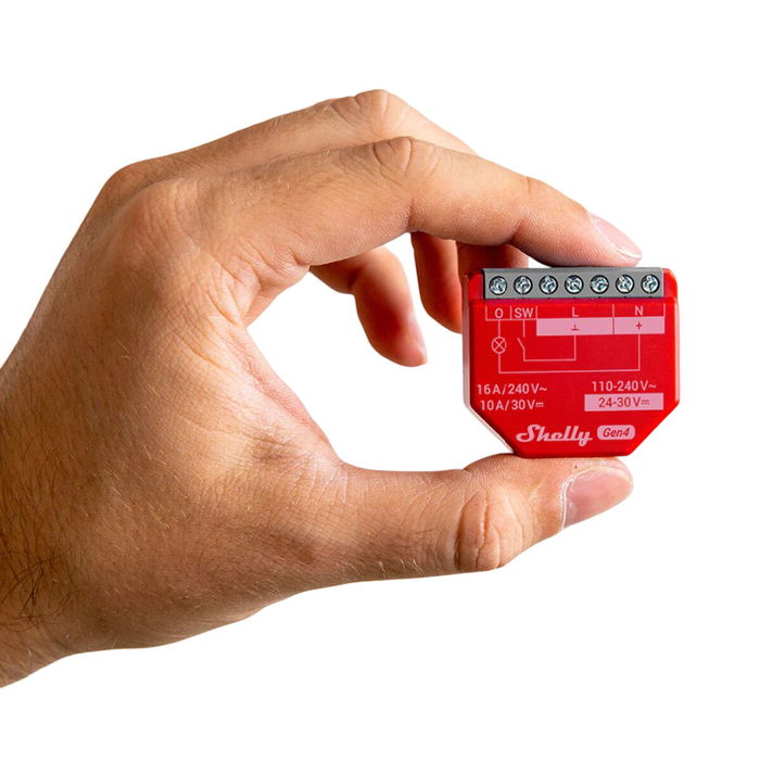 Prise Intelligente Shelly S4SW-001P16EU Bluetooth Wi-Fi Bluetooth 5.0 10 A