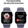 Apple Watch Series 11 GPS 42mm Boîtier Silver Aluminium Bracelet Purple Fog Sport Band Taille S/M - Montre connectée