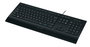 Logitech K280e - Clavier USB filaire, silencieux, anti-éclaboussures, avec repose-poignets, noir - Disposition allemande QWERTZ