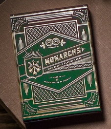 Theory 11 jeu de cartes à jouer Monarch Green