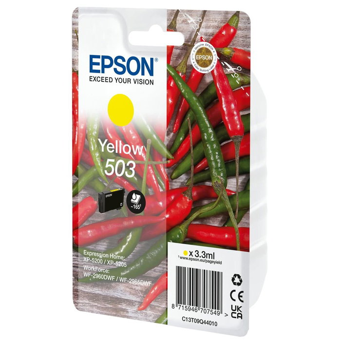 Cartouche d'encre originale Epson C13T09Q44020 Noir Jaune Cartouche d'encre originale Epson C13T09Q44020 Noir Jaune