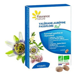 FLEURANCE NATURE Valériane, Espino Blanco et Passiflore 60 comprimés