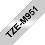 Brother Ruban TZE-M951 Noir sur Argent