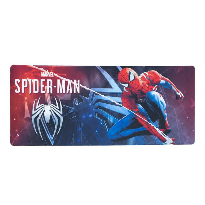 ERIK - Tapis de souris gaming Spider-Man Marvel, textile imperméable 80x35cm, base caoutchouc antidérapant