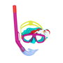 Bestway Ensemble Masque et Tube Adulte Valve de Purge Couleur Assorti +14 ans Plage et Piscine 24053