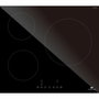 Continental Edison CETI3B28 Table à induction 3 zones, 6600W, Noir