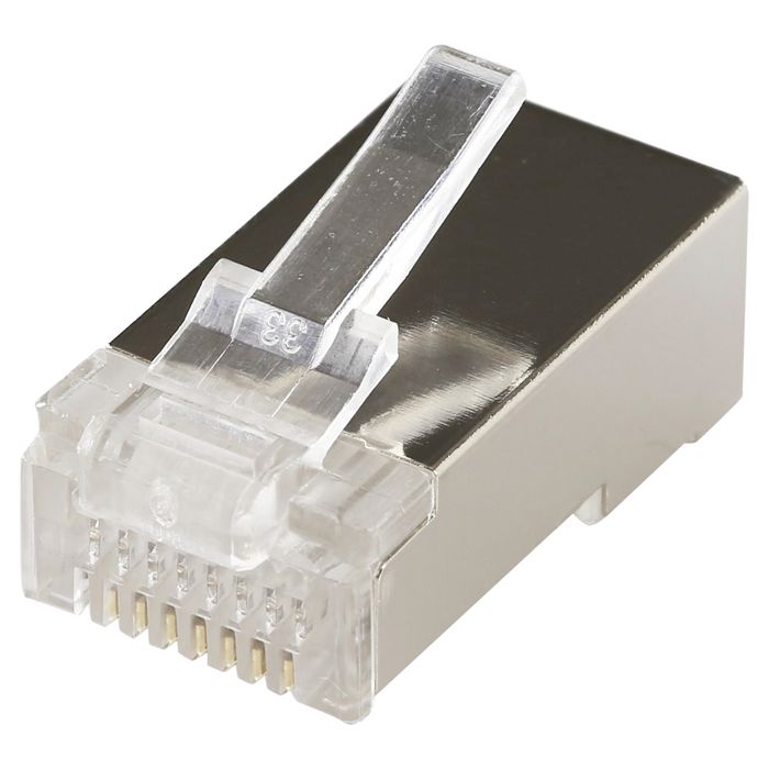 MicroConnect CON6FTP Connecteur modulaire RJ45 Cat6 FTP 100 pièces MicroConnect CON6FTP Connecteur modulaire RJ45 Cat6 FTP 100 pièces