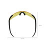 WOLFPACK LINEA PROFESIONAL Lunettes de protection réglables ambre EN166