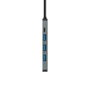 Hub USB NANOCABLE Nanocable Hub USB-C 3xUSB-A+HDMI+USB-C PD Gris 100 W 50 W