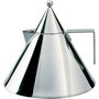 Alessi 90017 IL CONICO - Bouilloire électrique en acier inoxydable 18/10, design conique par Aldo Rossi