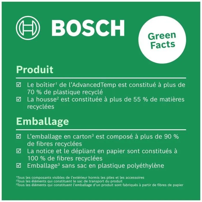 Bosch AdvancedTemp - Fer à repasser avec température réglable et semelle antiadhésive pour un repassage facile et efficace