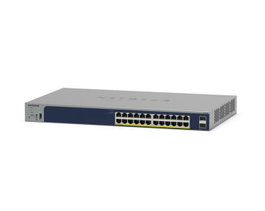 Netgear GS724TP 24 Ports Gigabit PoE+ Switch avec 2 Ports SFP, 190W, Gestion Cloud, pour Réseaux Convergés PME