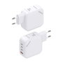 Chargeur mural Aisens ASCH-100W4P028-W Blanc Multicouleur 100 W