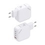 Chargeur mural Aisens ASCH-100W4P028-W Blanc Multicouleur 100 W