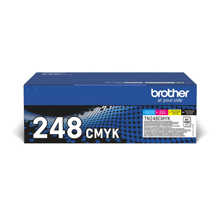 Brother Pack de toners TN-248VAL Noir, Cyan, Magenta, Jaune