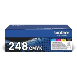 Brother TN-248VAL / TN248VAL Cartouche Toner Noir, Cyan, Magenta, Jaune (Noir, Cyan, Magenta, Jaune)