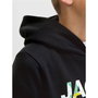 Sweat à capuche enfant Jack & Jones Jjgeplas Noir