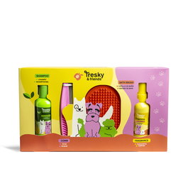 Tresky Coffret de nettoyage 4 pièces pour animaux