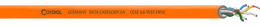 CORDIAL Bobine de 100m câble réseau Cat6a rouge FRNC