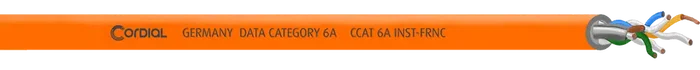 CORDIAL Bobine de 100 mètres de câble réseau CAT6A U/FTP AWG23 CMR CORDIAL Bobine de 100 mètres de câble réseau CAT6A U/FTP AWG23 CMR
