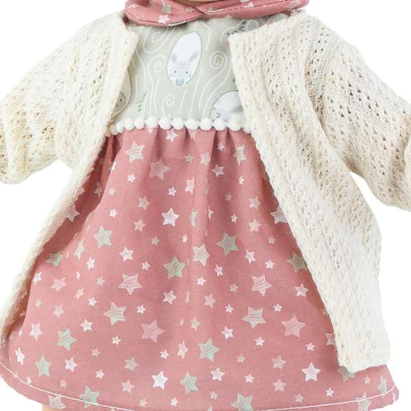 Marina & Pau Muñeca Petite Winter - Poupée en espagnol dans son étui - 40 cm - Dès 3 ans