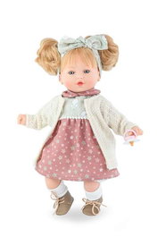 Marina & Pau Muñeca Petite Winter - Poupée en espagnol dans son étui - 40 cm - Dès 3 ans