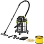 Ryobi Aspirateur sans fil eau et poussière 18V ONE+, cuve inox 18 L, 11.4 kPa, kit d'accessoires complet, référence R18WDV-0