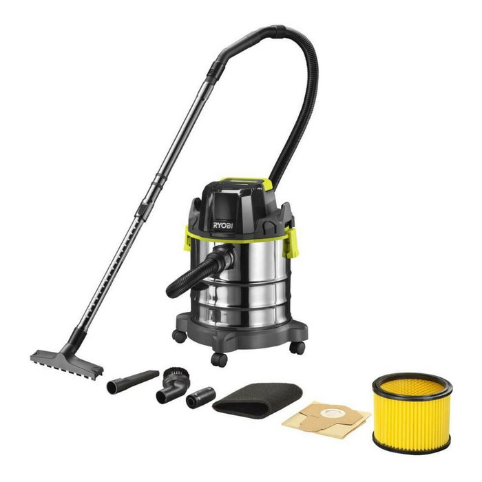 Ryobi R18WDV-0 Aspirateur eau et poussière 18V avec cuve inox 18 L