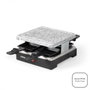 Livoo DOC242 Appareil à raclette pour 4 personnes, 600 W, Noir et pierre