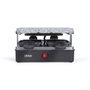 Livoo DOC242 Appareil à raclette pour 4 personnes, 600 W, Noir et pierre