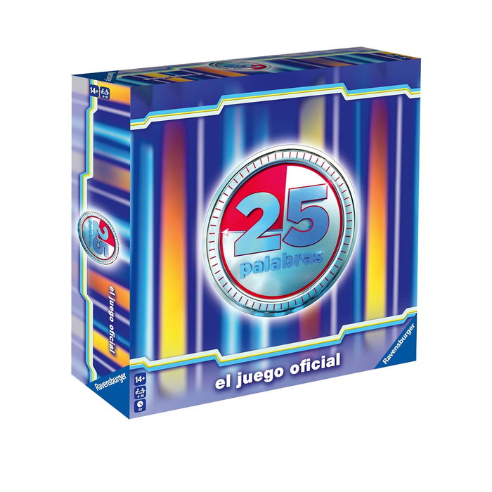Ravensburger - Jeu de Société 25 Palabras 22470 - Version Espagnole - Ambiance de Jeu Télévisé - À Partir de 14 Ans