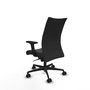 Piqueras Y Crespo Chaise de bureau Albacete confidente, mécanisme Synchro, Gris foncé