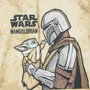 Cerdá Sac shopping The Mandalorian Star Wars - Tote bag en polyester et coton - 48x43x17 cm
