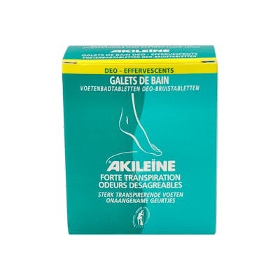 Akileine Pastilles Déo Effervescentes pour Bain 7 Comprimés Akileine Pastilles Déo Effervescentes pour Bain 7 Comprimés