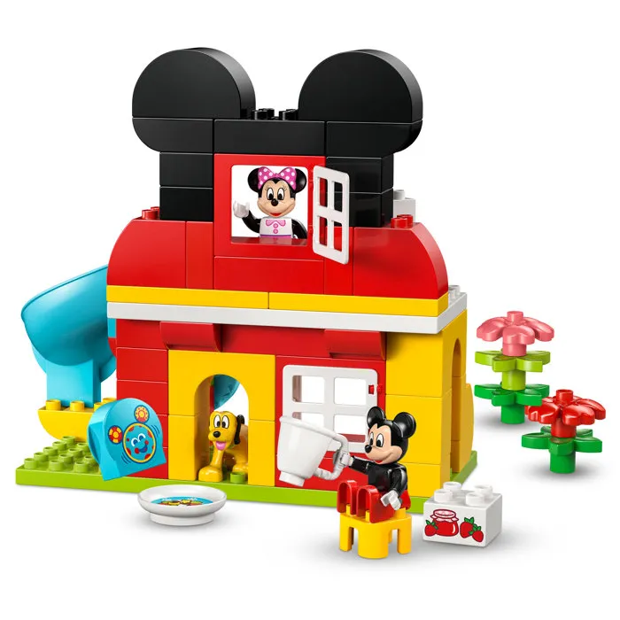 LEGO DUPLO 10465 - Maison de Mickey Mouse avec Minnie et Pluto - Jeu de construction Disney - 87 pièces - Développe la motricité fine - Pour enfants dès 2 ans LEGO DUPLO 10465 - Maison de Mickey Mouse avec Minnie et Pluto - Jeu de construction Disney - 87 pièces - Développe la motricité fine - Pour enfants dès 2 ans