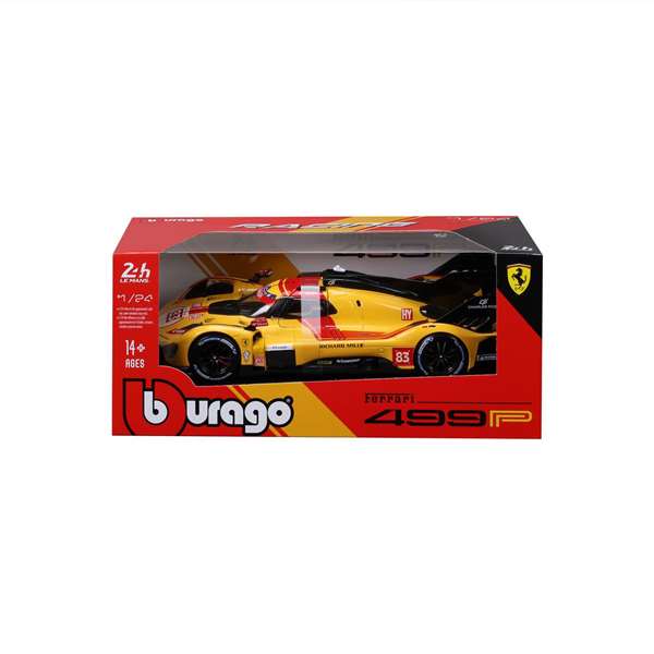 Burago Ferrari 499P 24h Le Mans Hypercar - Échelle 1:24