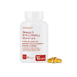 HERBORA Omega 3 (EPA et DHA) + Vitamine E, 60 perles