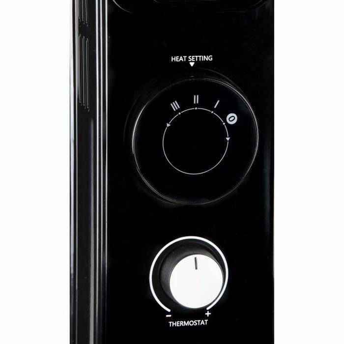 Domo Radiateur à bain d'huile DO7327R - 2000 W - Noir