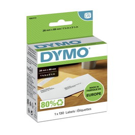 Dymo Étiquettes d'adresse blanches 28x89mm pour LabelWriter 130