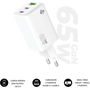 Chargeur mural Subblim SUBCHG-6G6530 Blanc 65 W 120 W
